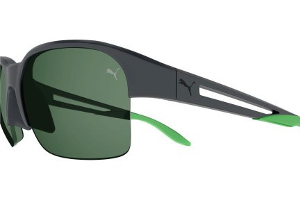 Solglasögon Puma PU0352S 004 Polarized Rektangulära Grå