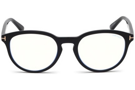 Glasögon Tom Ford FT5556-B 001 Runda Svart