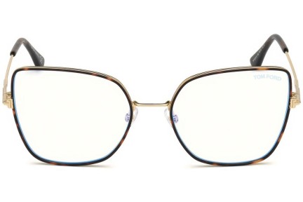 Glasögon Tom Ford FT5630-B 052 Cat Eye Havana