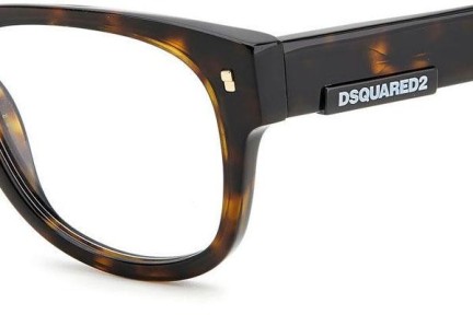 Glasögon Dsquared2 D20048 086 Fyrkantig Havana