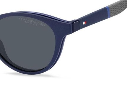 Glasögon Tommy Hilfiger TH1902/CS PJP/C3 Polarized Runda Blå