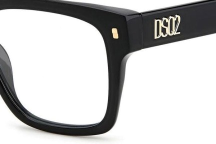 Glasögon Dsquared2 D20037 2M2 Fyrkantig Svart