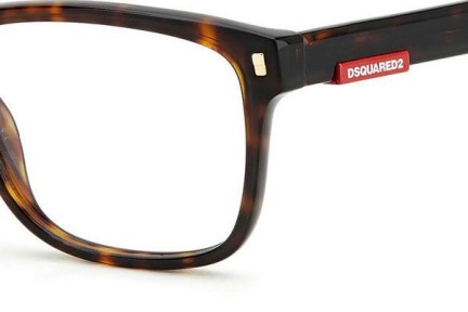 Glasögon Dsquared2 D20007 086 Fyrkantig Havana