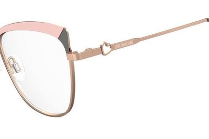 Glasögon Love Moschino MOL602 1B4 Cat Eye Guld