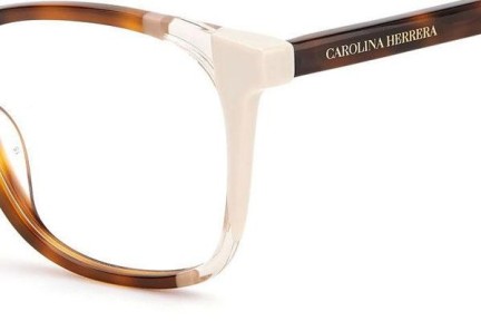 Glasögon Carolina Herrera CH0065 C1H Fyrkantig Havana