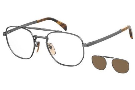 Glasögon David Beckham DB1082/G/CS KJ1/HE Polarized Runda Silver