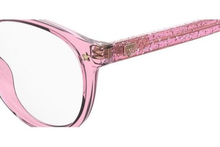 Glasögon Chiara Ferragni CF1015 35J Runda Rosa