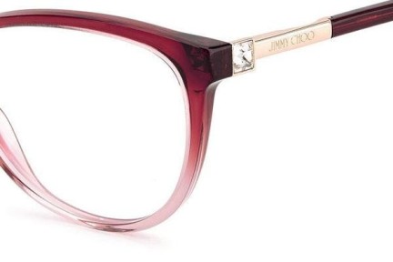 Glasögon Jimmy Choo JC287 7W5 Cat Eye Röd