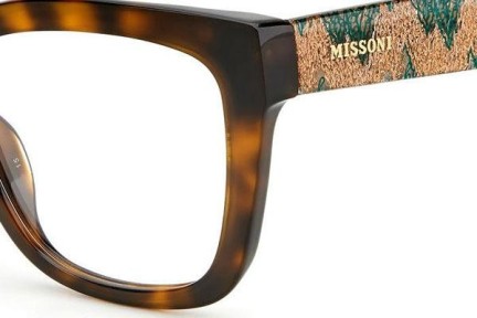 Glasögon Missoni MIS0081 086 Fyrkantig Havana