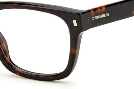 Glasögon Dsquared2 D20021 086 Fyrkantig Havana