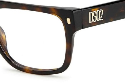 Glasögon Dsquared2 D20036 086 Flat Top Havana