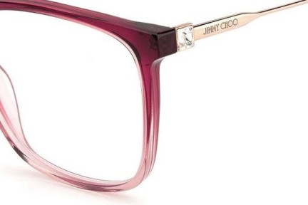 Glasögon Jimmy Choo JC341 7W5 Fyrkantig Rosa