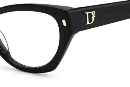 Glasögon Dsquared2 D20043 2M2 Cat Eye Svart