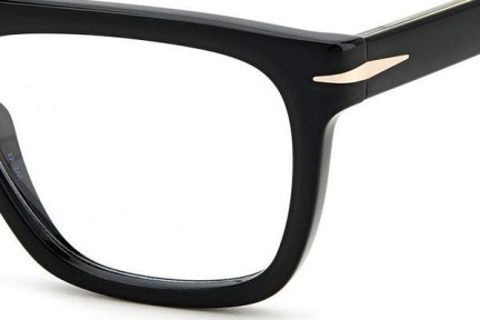 Glasögon David Beckham DB7096 807 Flat Top Svart