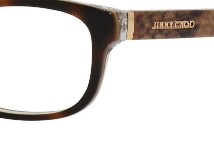 Glasögon Jimmy Choo JC121 VTH Rektangulära Havana