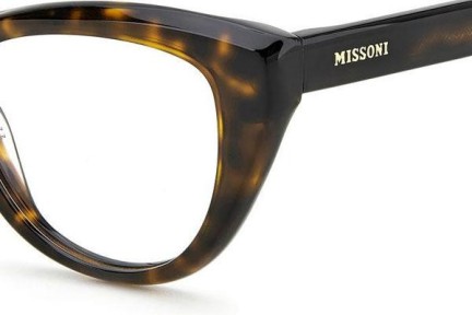 Glasögon Missoni MIS0114 086 Cat Eye Havana