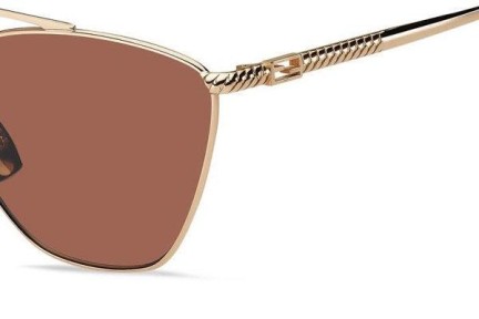 Solglasögon Fendi FF0438/S DDB/4S Polarized Cat Eye Guld