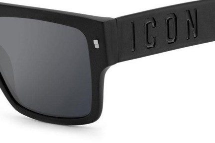 Solglasögon Dsquared2 ICON0003/S 003/T4 Flat Top Svart