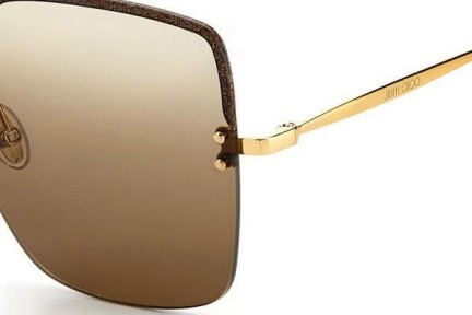 Solglasögon Jimmy Choo TAVI/S 01Q/HA Oversize Guld