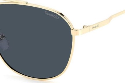 Solglasögon Polaroid PLD4127/G/S J5G/C3 Polarized Pilot Guld