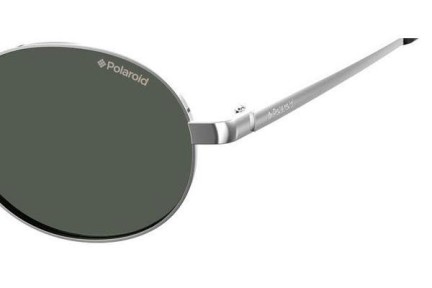 Solglasögon Polaroid #fedezselection Collection PLD6066/S 79D/M9 Polarized Runda Silver