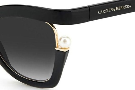 Solglasögon Carolina Herrera CH0002/S 807/9O Cat Eye Svart