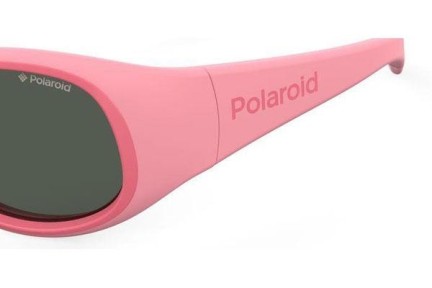 Solglasögon Polaroid Junior PLD8038/S 35J/M9 Polarized Oval Rosa