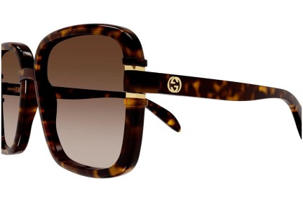 Solglasögon Gucci GG1066S 002 Oversize Havana