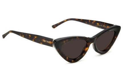 Solglasögon Jimmy Choo ADDY/S 086/70 Cat Eye Havana