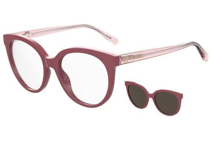 Glasögon Love Moschino MOL058/CS G3I/70 Runda Rosa