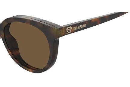 Glasögon Love Moschino MOL058/CS 05L/70 Runda Havana