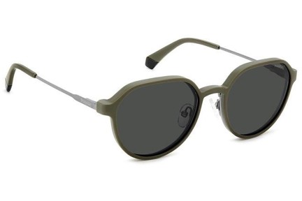 Glasögon Polaroid PLD6204/CS SMF/M9 Polarized Oval Silver