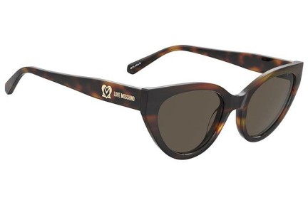 Solglasögon Love Moschino MOL064/S 05L/70 Cat Eye Havana