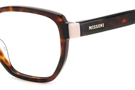 Glasögon Missoni MIS0134 086 Fyrkantig Havana