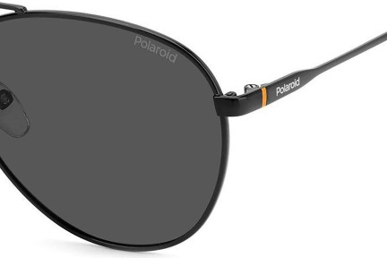 Solglasögon Polaroid PLD4142/G/S/X 807/M9 Polarized Pilot Svart