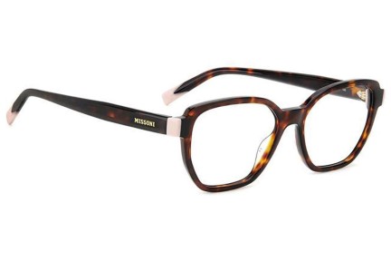 Glasögon Missoni MIS0134 086 Fyrkantig Havana