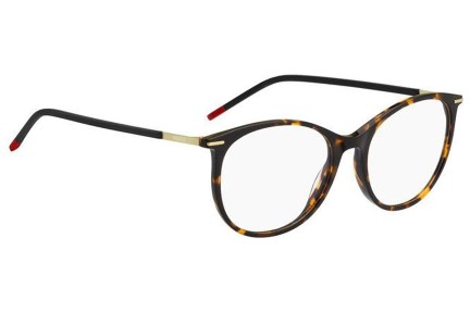 Glasögon HUGO HG1238 0UC Cat Eye Havana