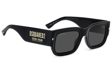 Solglasögon Dsquared2 D20089/S 2M2/IR Rektangulära Svart