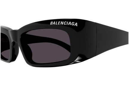 Solglasögon Balenciaga BB0266S 001 Rektangulära Svart