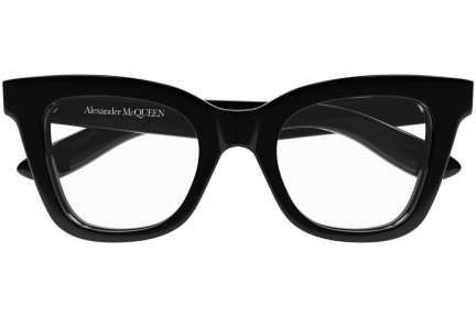 Glasögon Alexander McQueen AM0394O 001 Fyrkantig Svart