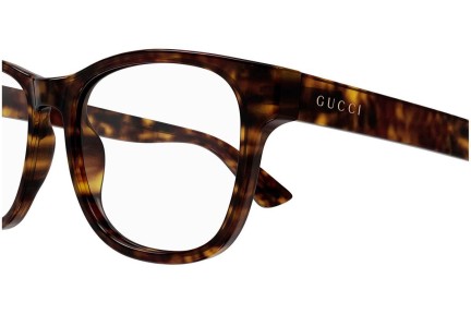 Glasögon Gucci GG1344O 006 Rektangulära Havana