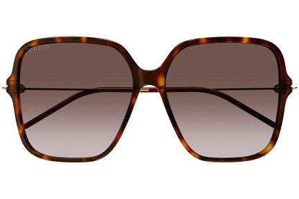 Solglasögon Gucci GG1267S 002 Oversize Havana