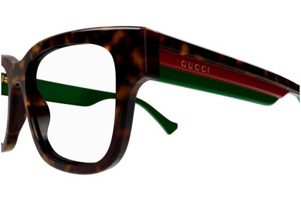 Glasögon Gucci GG1303O 005 Rektangulära Havana