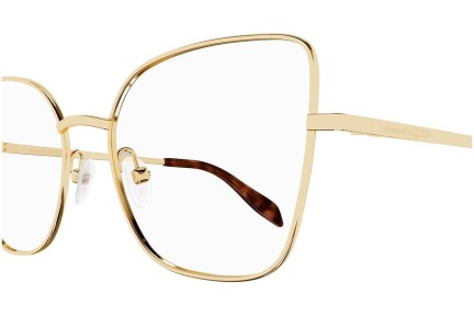 Glasögon Alexander McQueen AM0416O 001 Cat Eye Guld