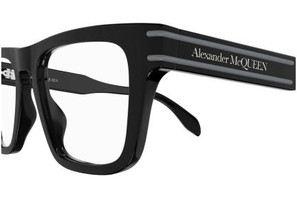 Glasögon Alexander McQueen AM0400O 001 Fyrkantig Svart