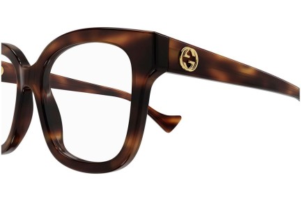 Glasögon Gucci GG1258O 006 Fyrkantig Havana