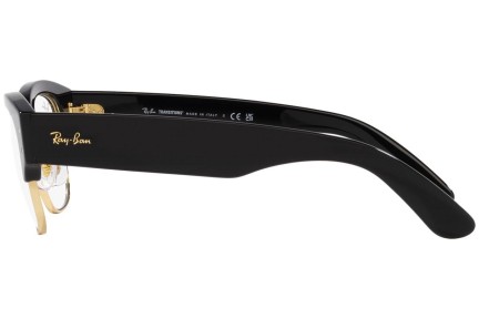 Solglasögon Ray-Ban Mega Clubmaster RB0316S 901/GG Browline Svart