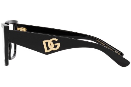 Glasögon Dolce & Gabbana DG3373 501 Fyrkantig Svart