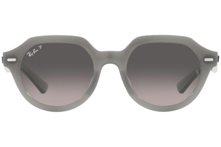 Solglasögon Ray-Ban Gina RB4399 6429M3 Polarized Fyrkantig Grå