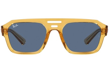 Solglasögon Ray-Ban Corrigan RB4397 668280 Flat Top Gul